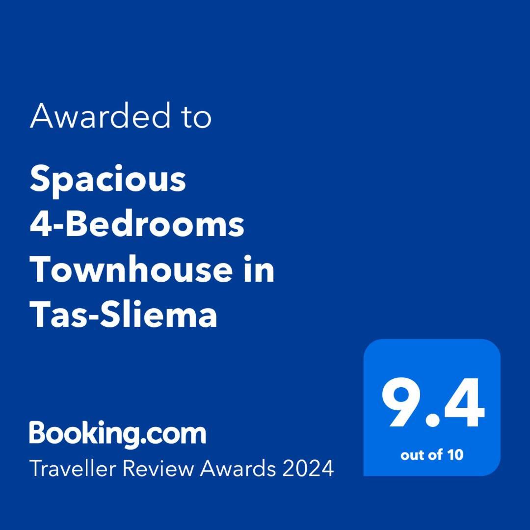 Spacious 4-Bedrooms Townhouse In Tas-Sliema Kültér fotó